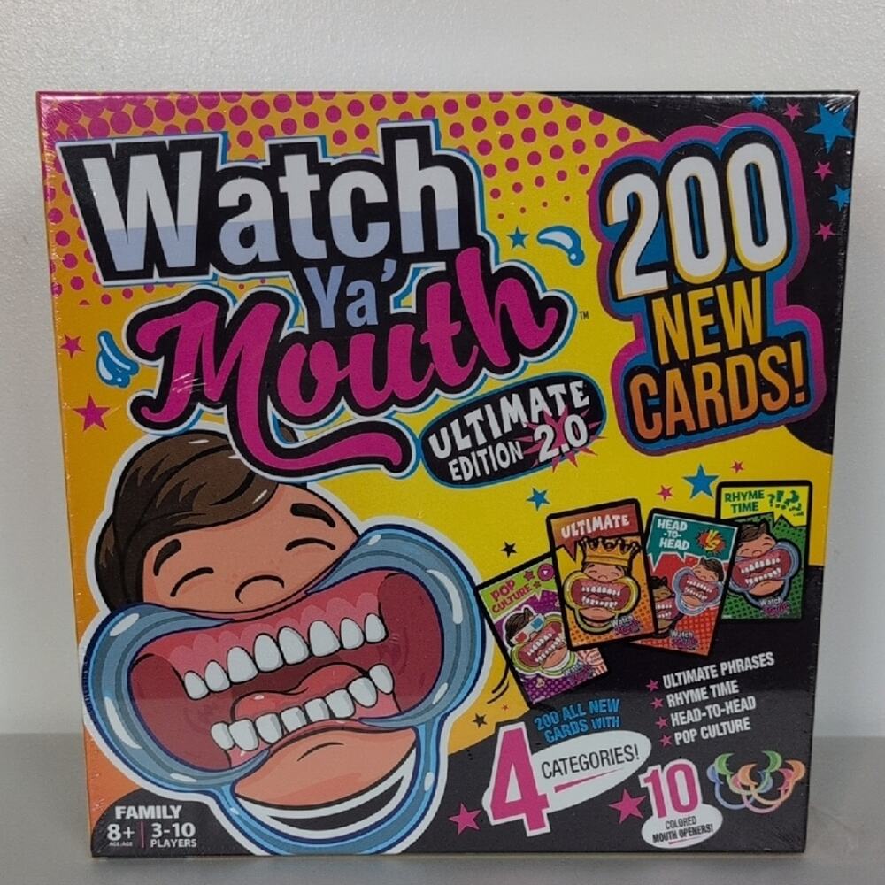 NIB Watch Ya Mouth Family Fun Game